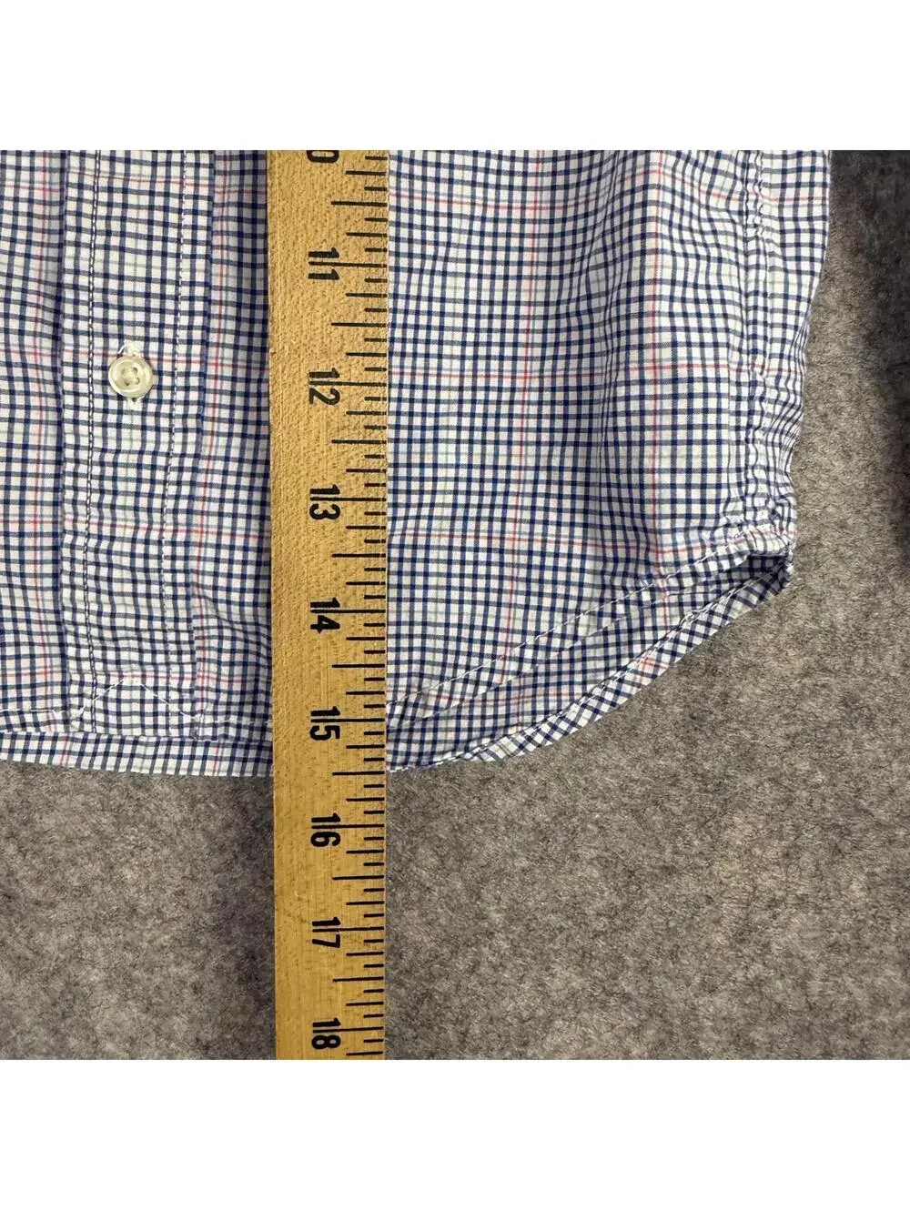Ralph Lauren Boy’s Long Sleeve Button Front Shirt Blue Red Plaid Size 2T EUC 478